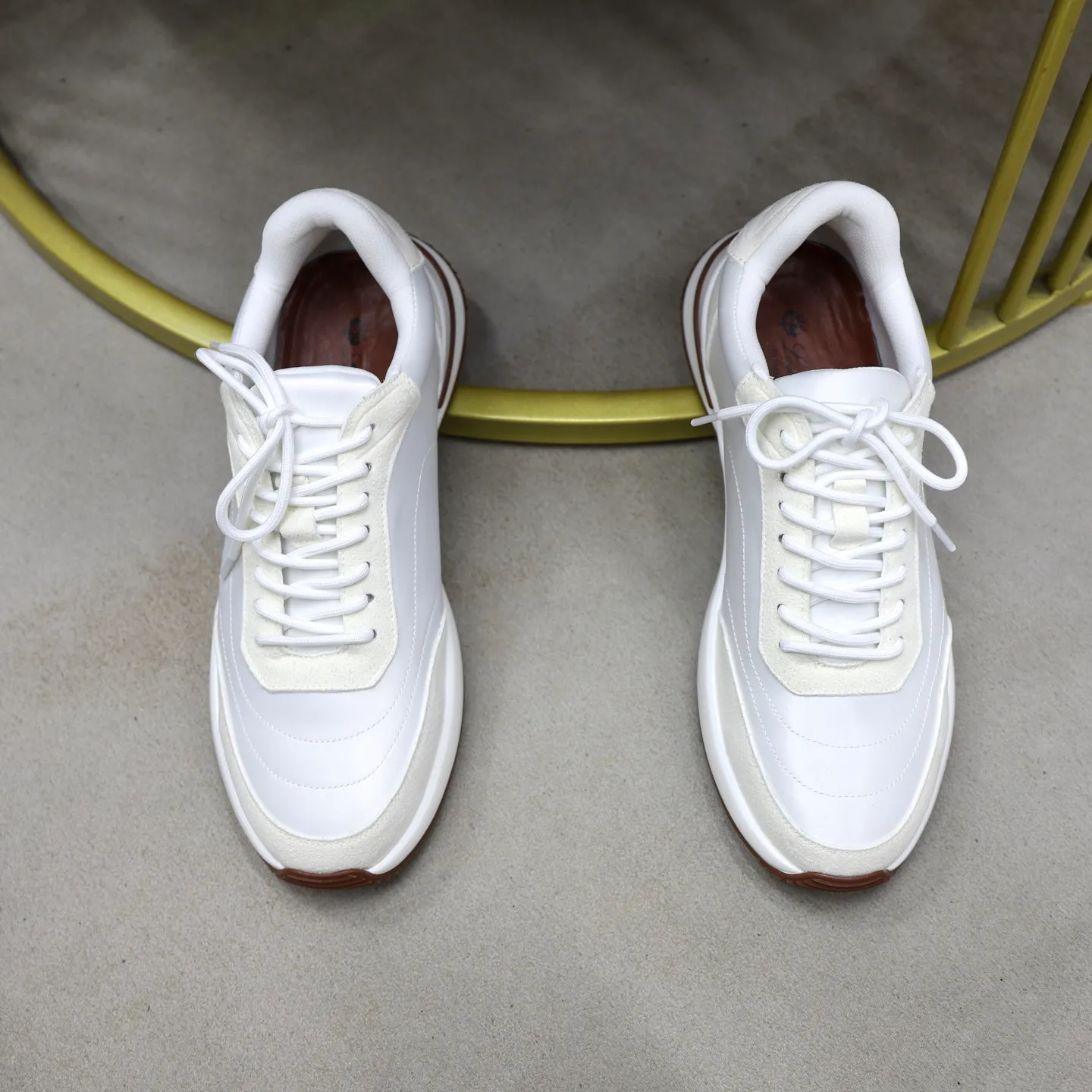 Ex-factory price: 462💰Loropiana LP men's shoes ♞size; 38-44 "45. Customized" original leather splicing. It is really easy to wear, lazy, relaxed, casual, perfect comfort, and there are many color choices, and they all look good with clothes. Is it true that Loropiana can bring social value? “Loropiana is the best thing money can buy”